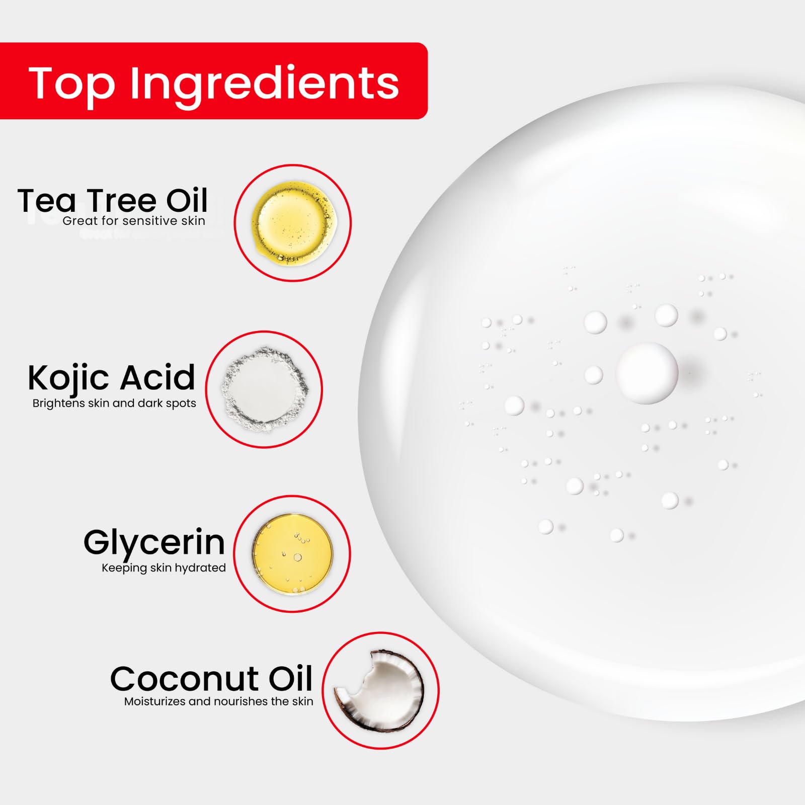 Kojie San Original Kojic Acid Soap for Face and Body – Dark Spot Remover, Gentle Cleansing Bar with Coconut Oil, Tea Tree Oil, and Glycerin – Helps Improve Skin Appearance – 65g x 1 Bar